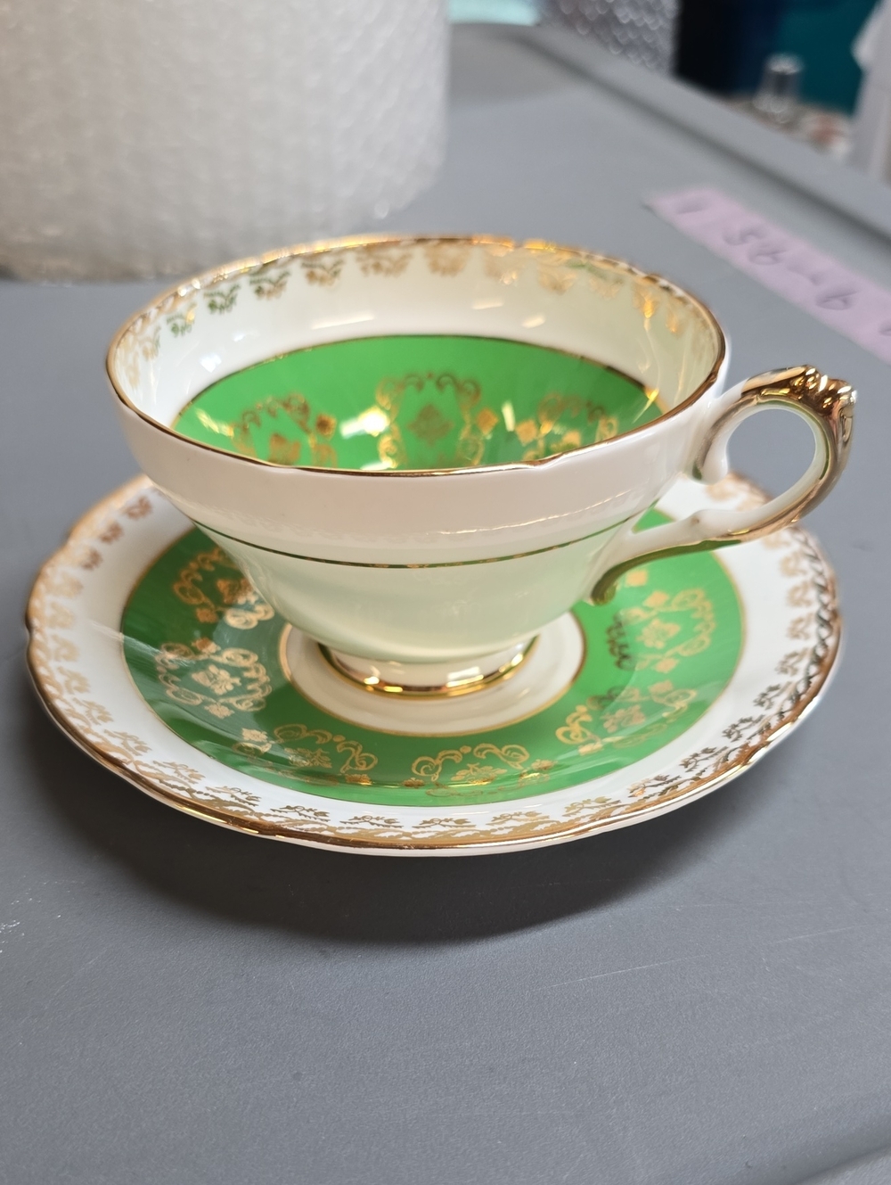 Delphine Bone China Teacup And Saucer